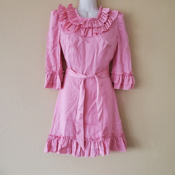 NWT Vampires Wife Silk Mini Dress (2) - Picture 9 of 9